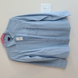 J. Crew Factory blue chambray shirt